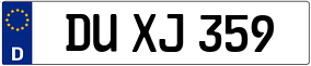 Truck License Plate